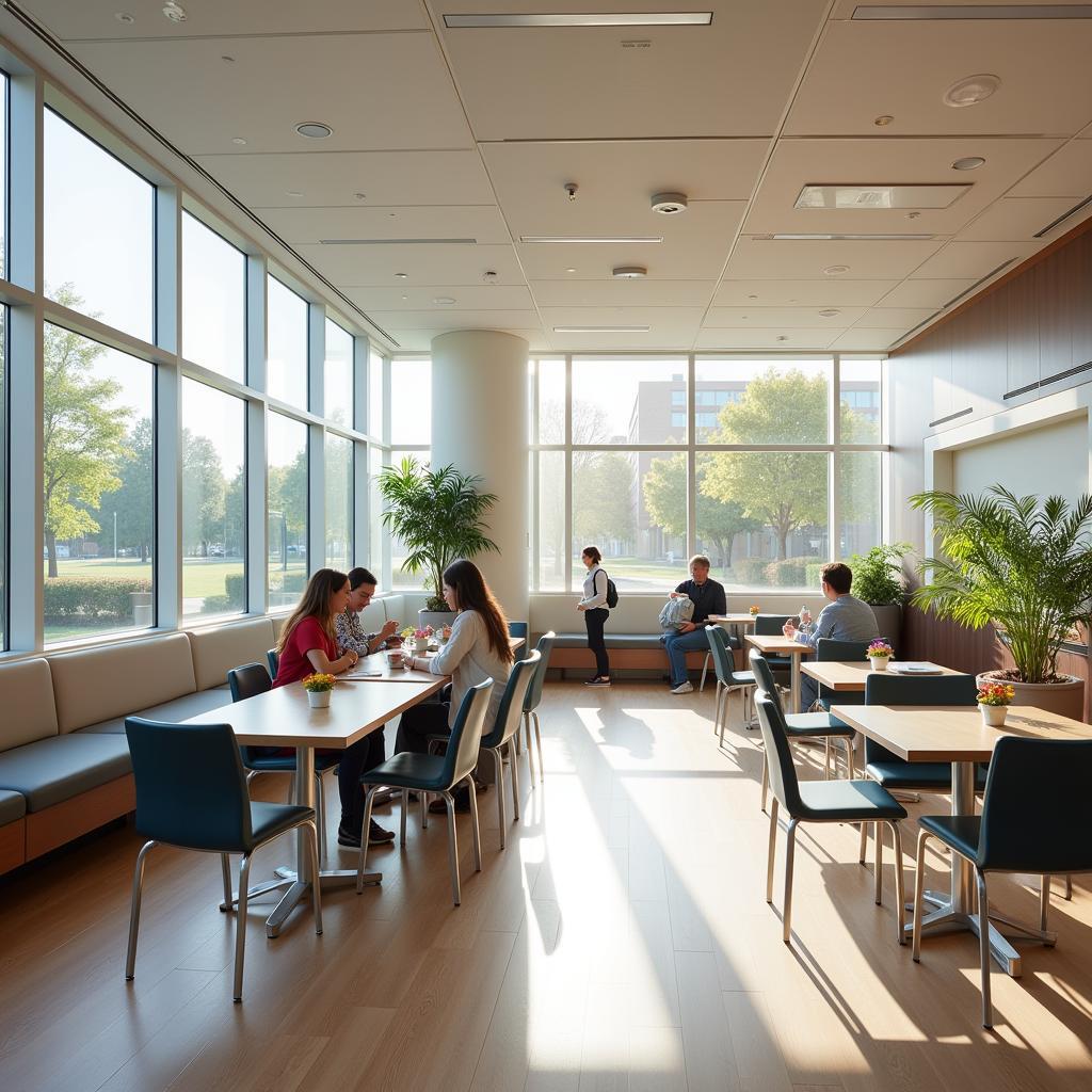 Holy Cross Hospital Cafeteria Dining Area