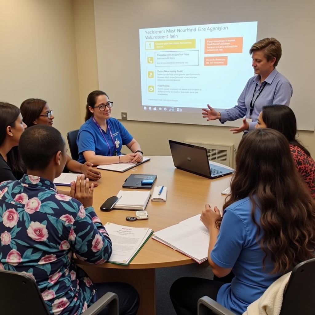 Volunteer Training at Holy Cross Hospital