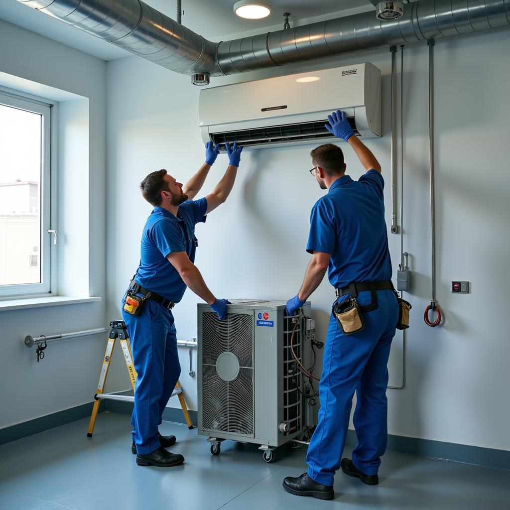 Hospital AC System Installation