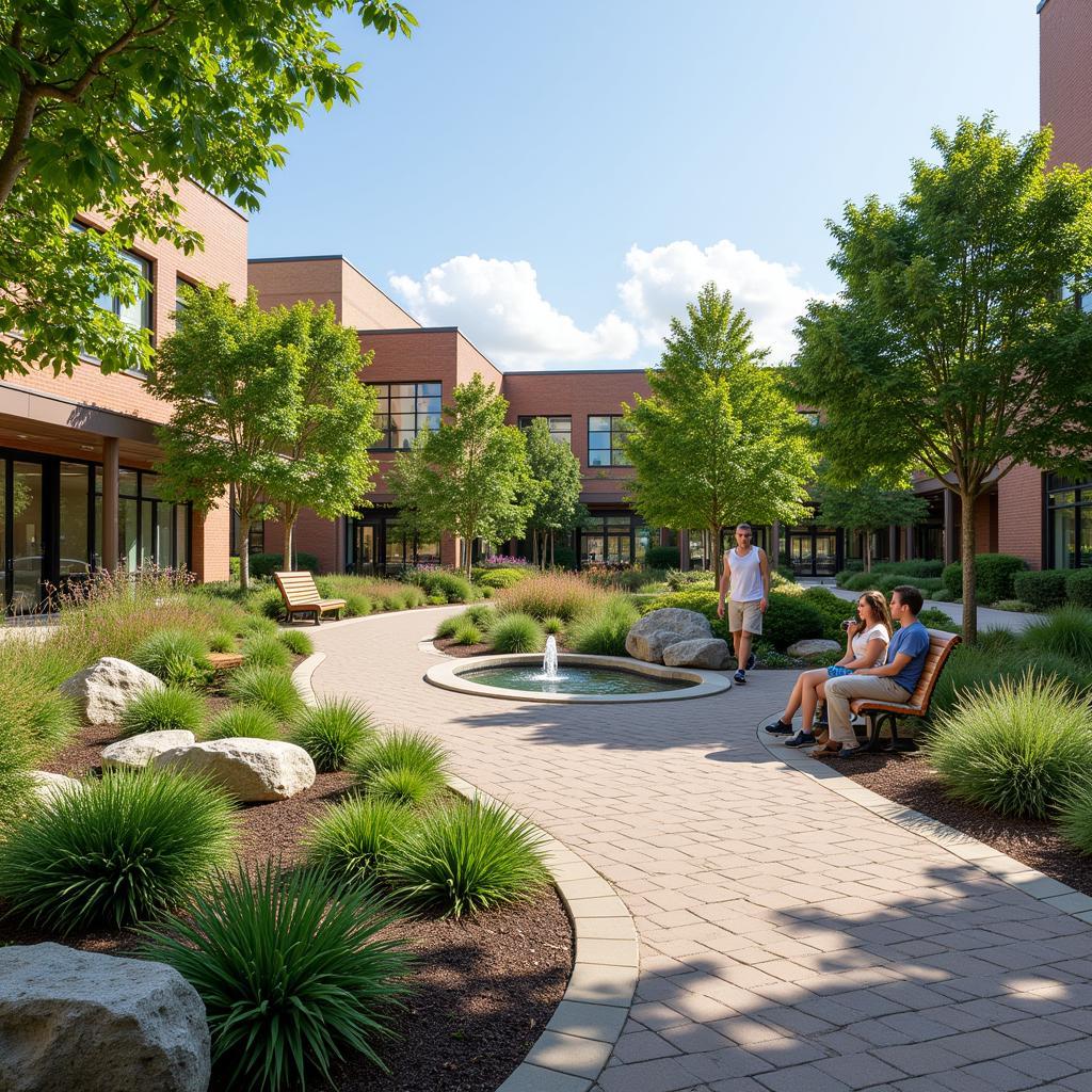 Hospital Beautiful Healing Garden