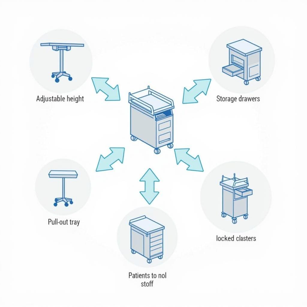 Essential Features and Benefits of Hospital Bedside Tables