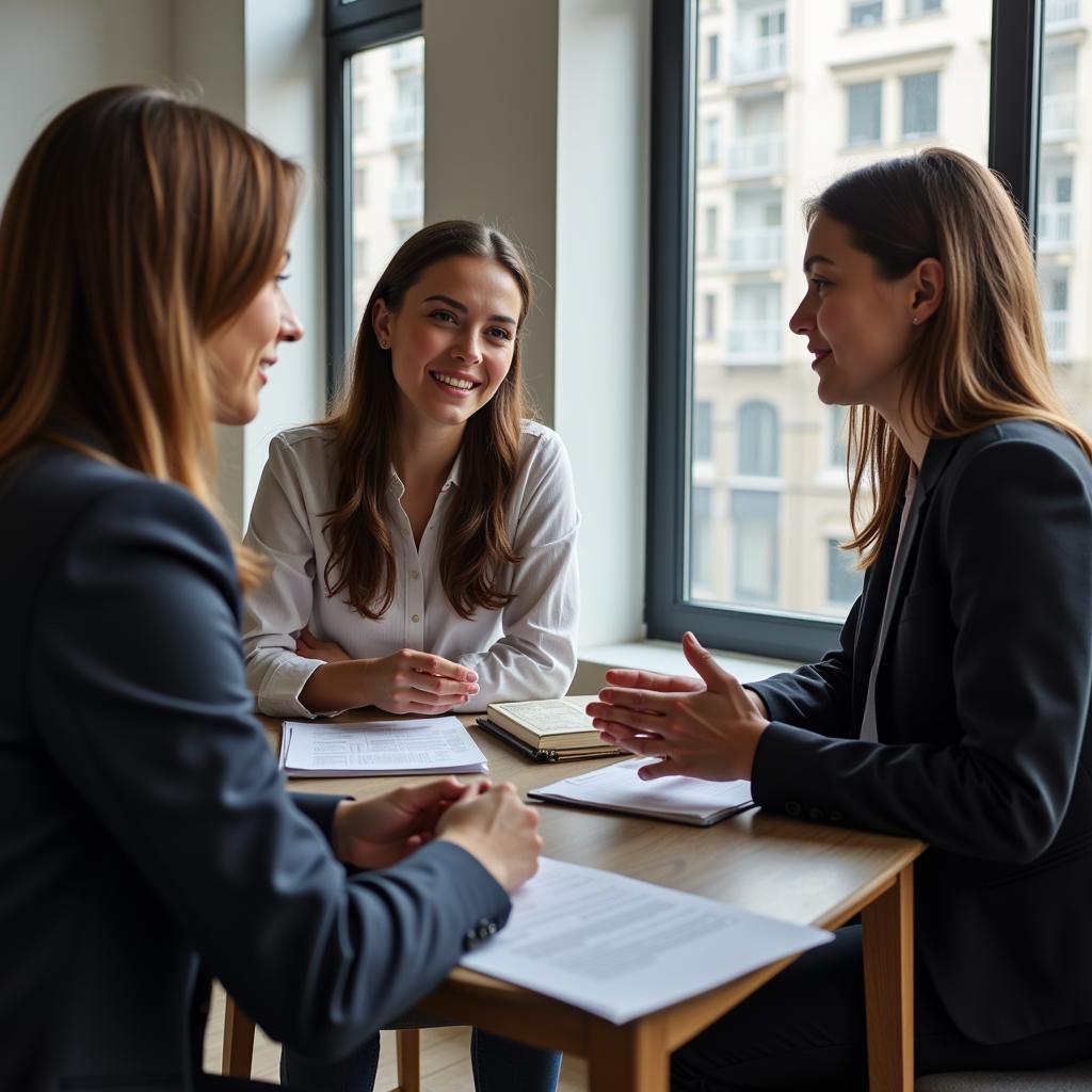 Hospital Bill Lawyer Consulting with Client