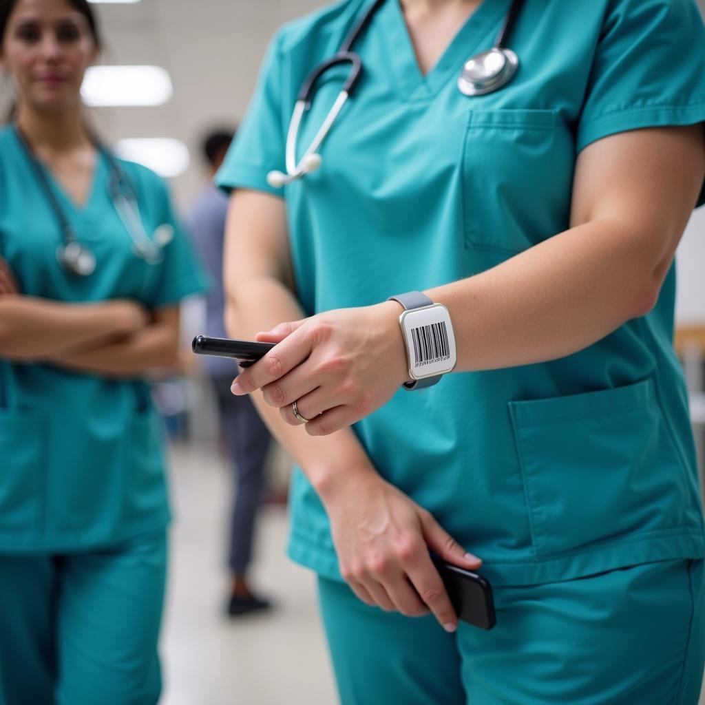 Hospital Bracelet for Patient Identification