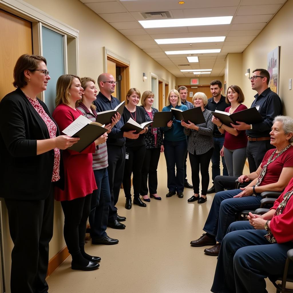 Hospital Christmas Carols Uplift Patients' Spirits