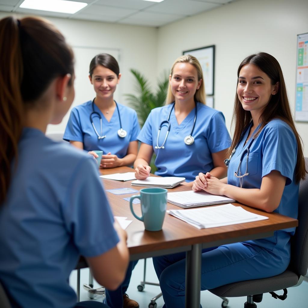 Hospital CNA Team Meeting