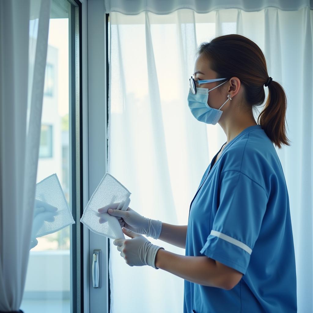 Hospital Curtain Track Maintenance