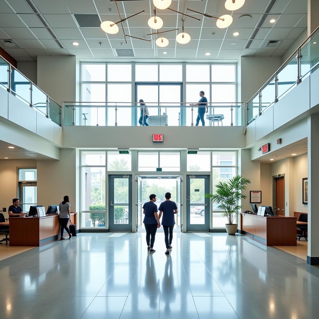 Hospital Floor Directory and Information Desk