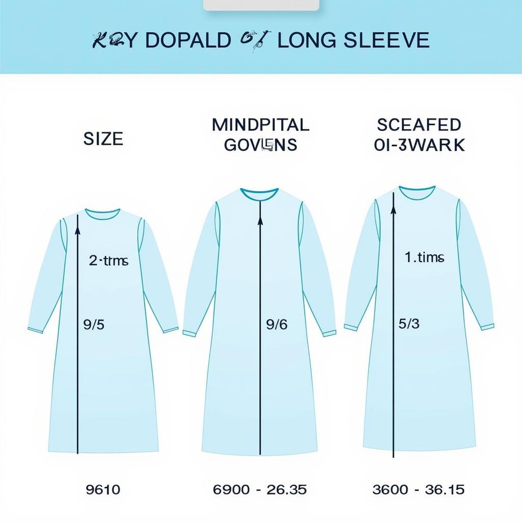 Hospital Gown Long Sleeve Sizing Guide