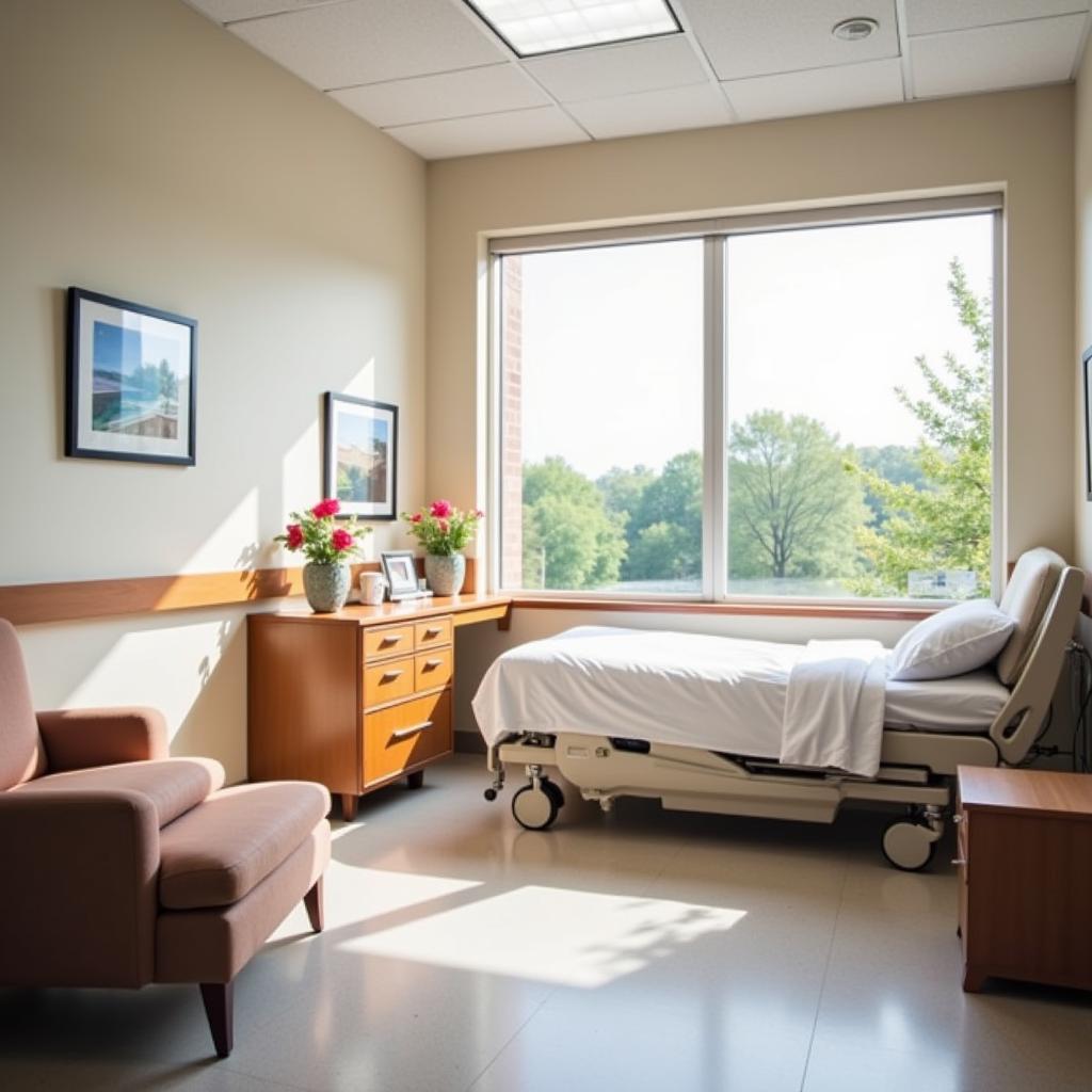 Comfortable Patient Room in Sylvania GA Hospital