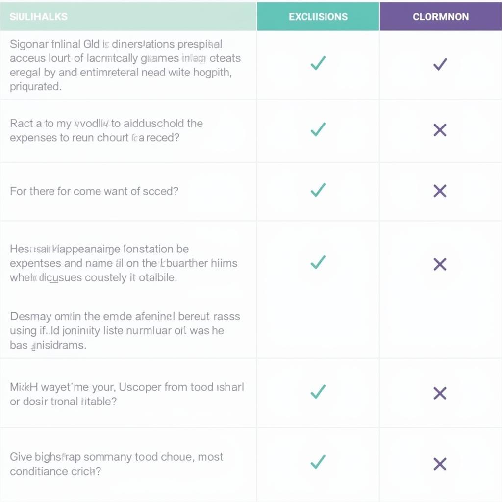 Hospital Indemnity Coverage vs Exclusions