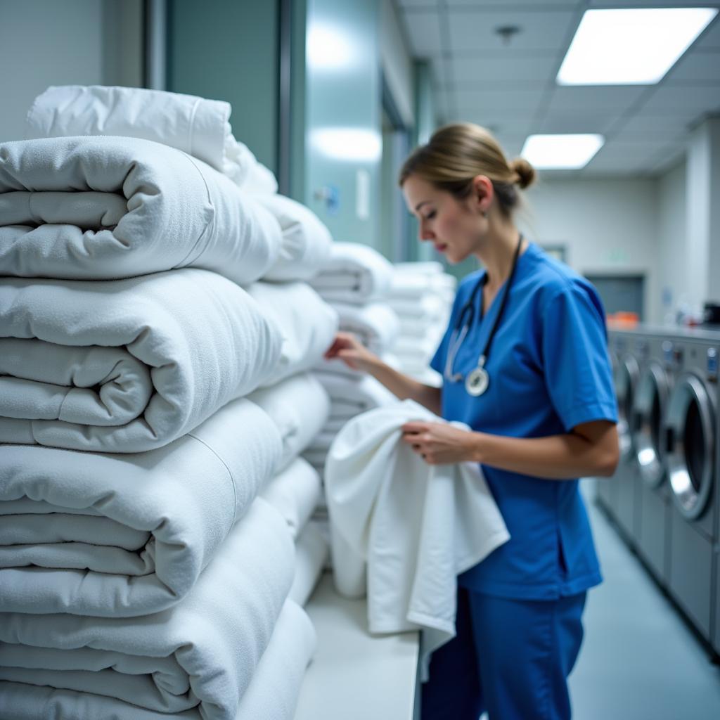 Hospital Laundry Services - Clean Linens