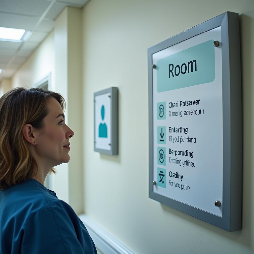 Hospital Room Signs and Patient Experience