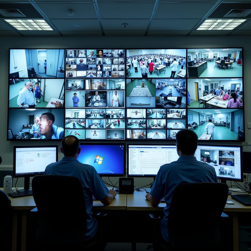 Hospital Security Control Room