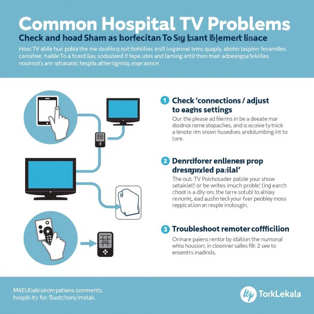 A guide for troubleshooting common hospital TV issues