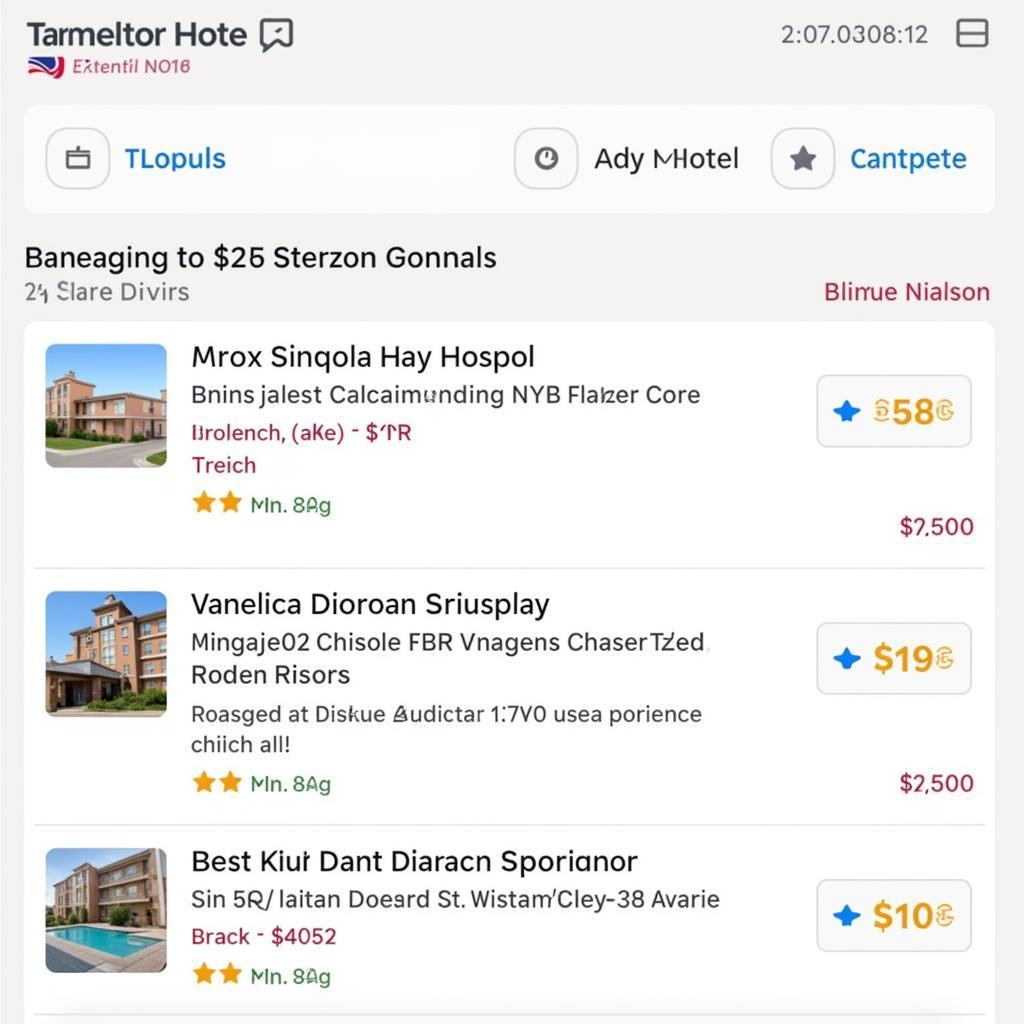 Finding Hotel Deals Near St. Vincent Hospital on Booking Apps