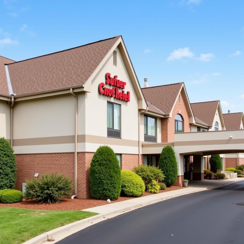 Exterior View of Hotel Near Crouse Hospital