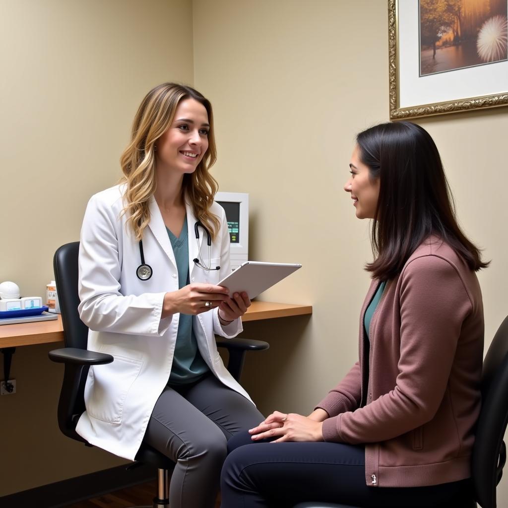 Doctor-Patient Consultation at Irvington Hospital