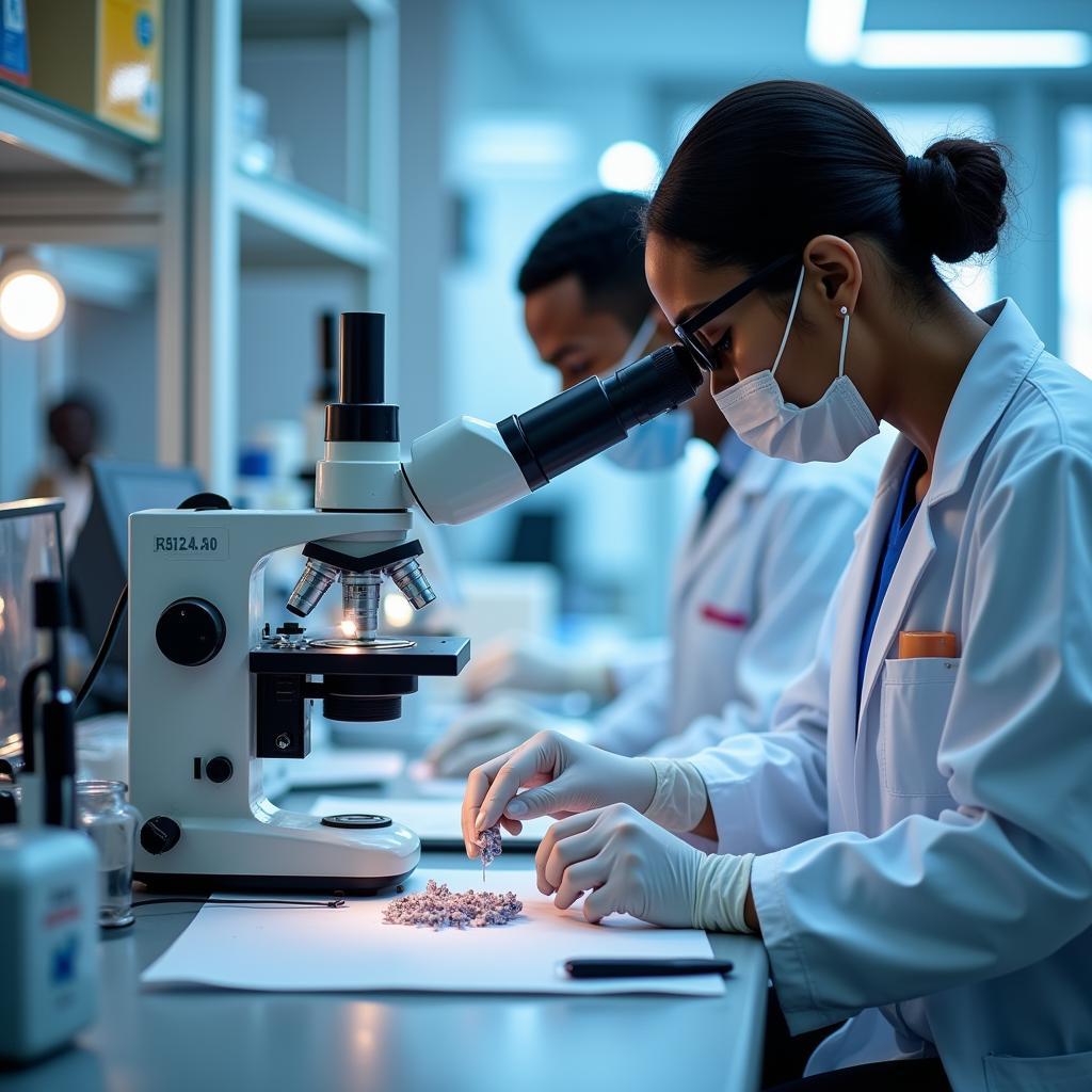 Embryologist Working in an IVF Lab in Nigeria