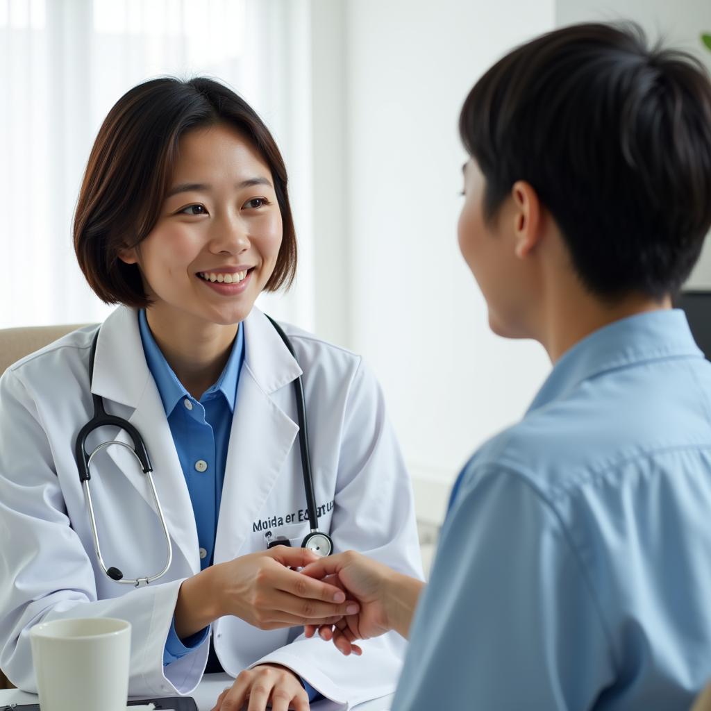 Japanese Doctor Patient Consultation