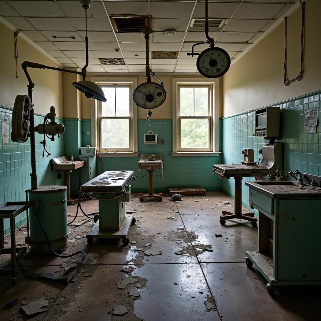 Abandoned Operating Room in Jefferson Davis Hospital