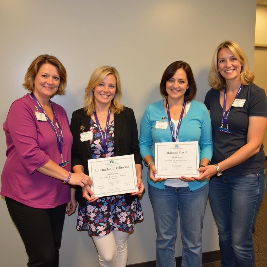 Volunteer recognition ceremony at Jefferson Hospital Philadelphia