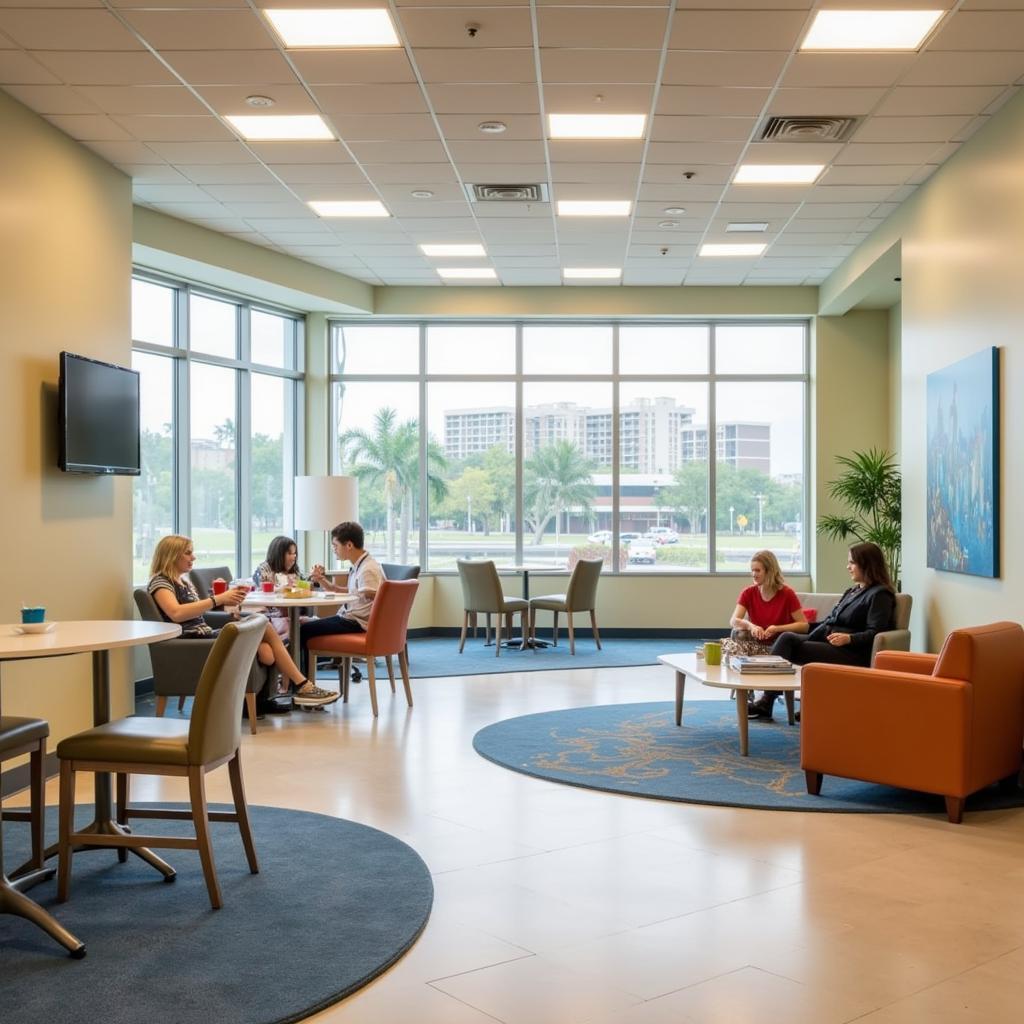 Joe DiMaggio Children's Hospital Waiting Area