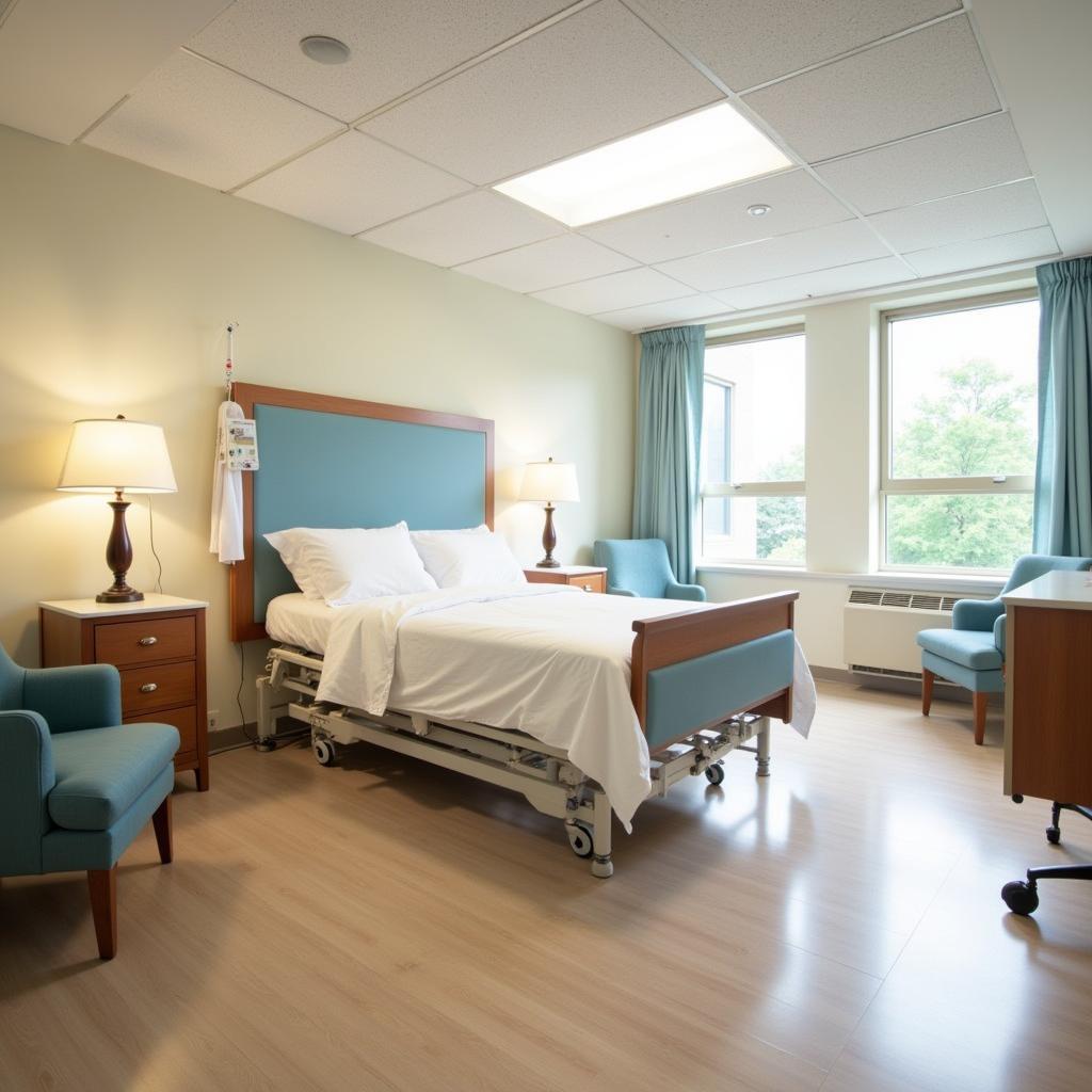 Comfortable Patient Room at John Gaston Hospital