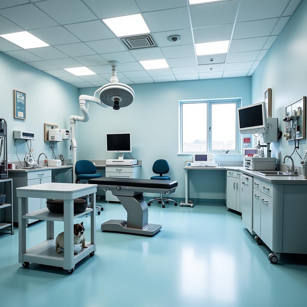 State-of-the-art surgical suite at Kimberly Crest Animal Hospital