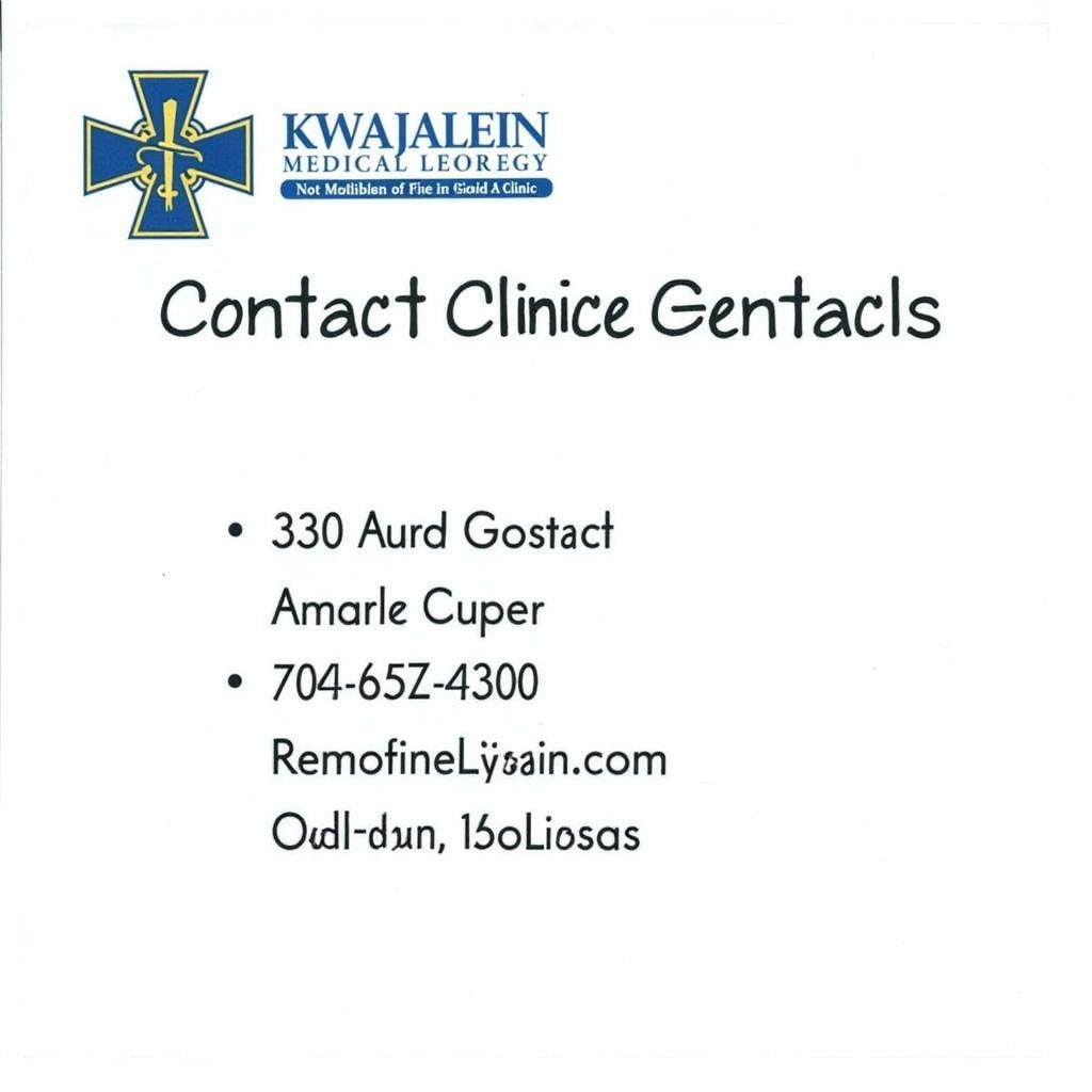 Kwajalein Clinic Contact Information and Communication Methods