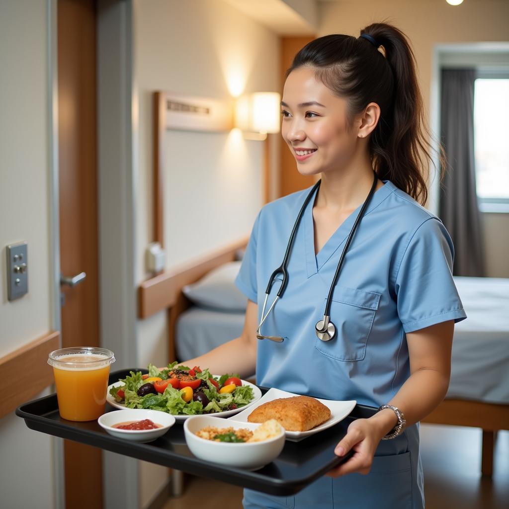 Patient Room Meal Service at Lakeland Regional Hospital