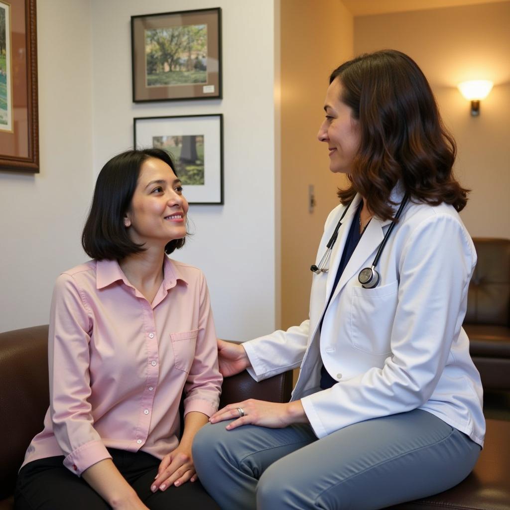 Patient Consultation with a Gastroenterologist at Liberty Hospital