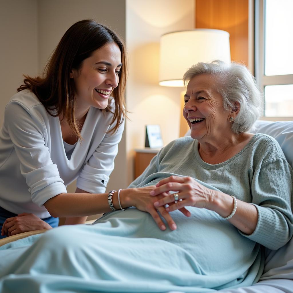 Supporting a Patient During a Long-Term Hospital Stay