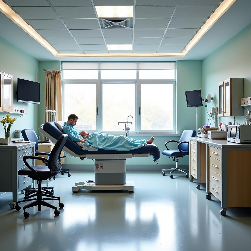 Lourdes Hospital modern labor and delivery room