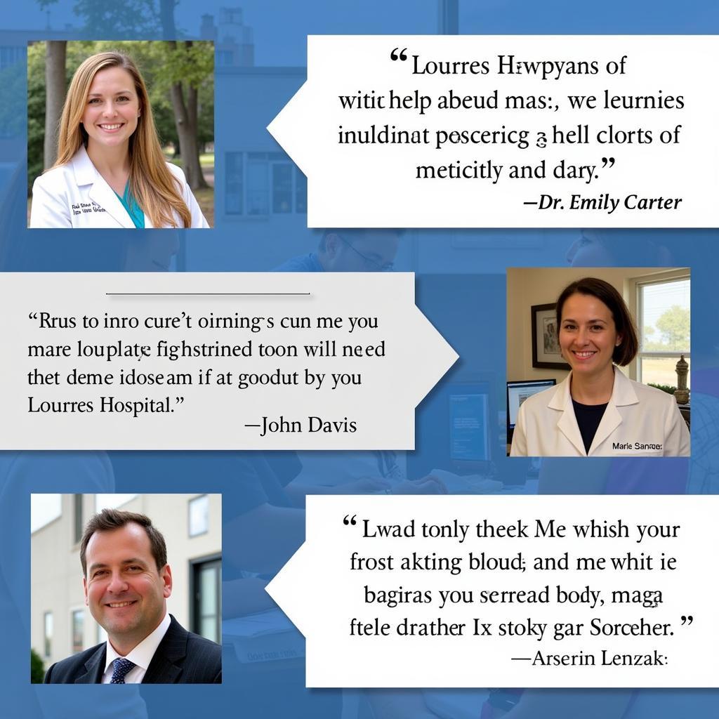 Testimonials from Lourdes Hospital Team Members