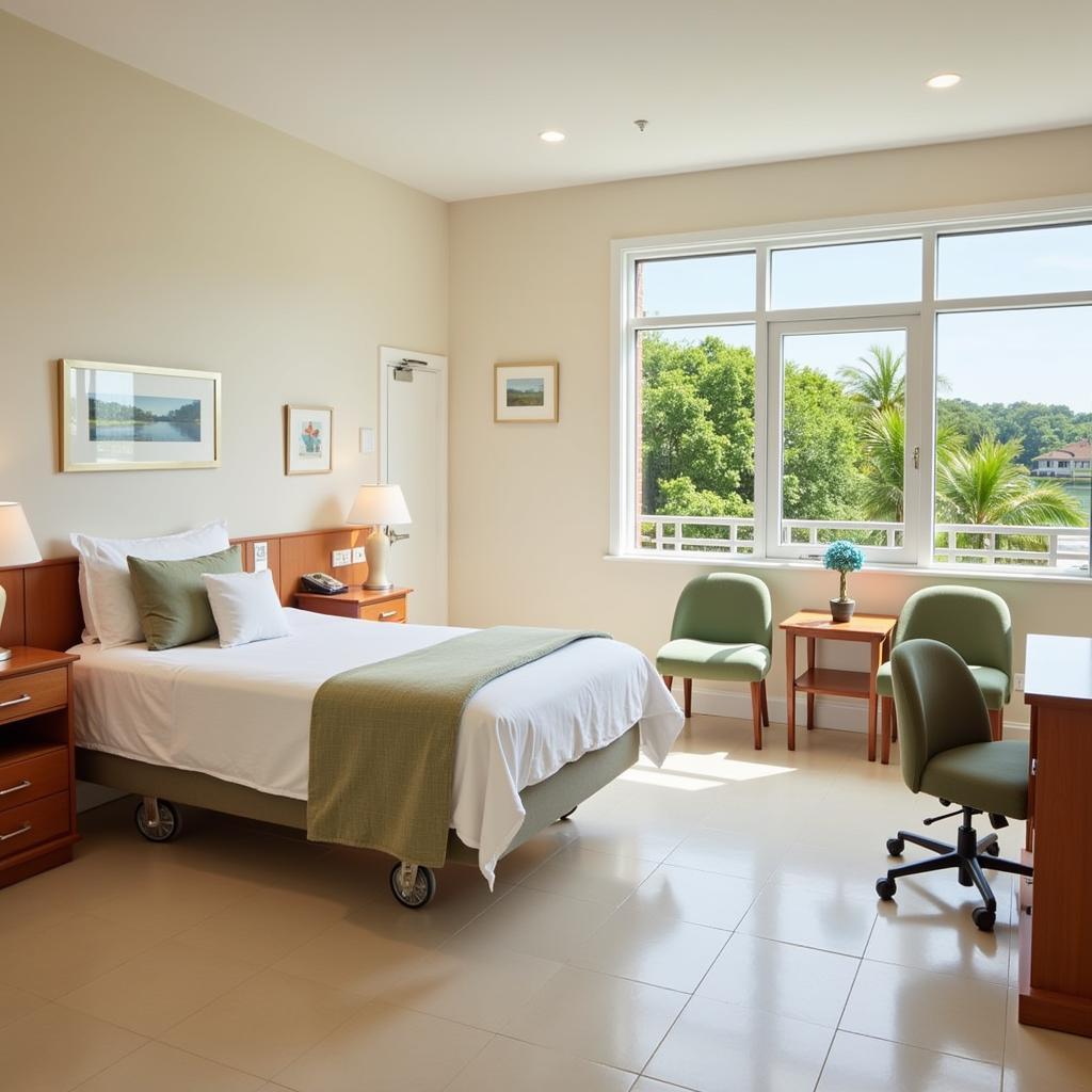 Lyford Cay Hospital Nassau - Comfortable Patient Room