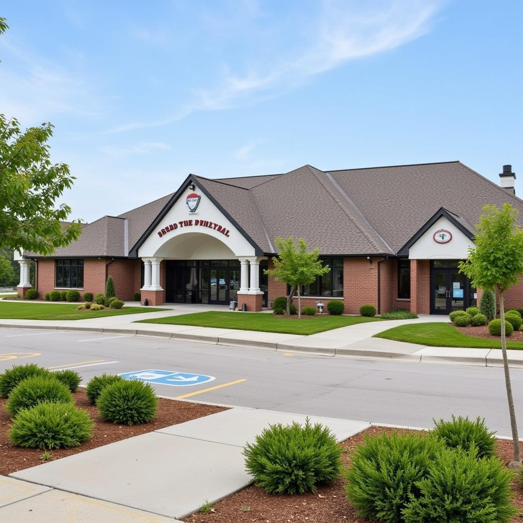 Exterior view of Marietta Memorial Hospital Athens Department of Primary Care building