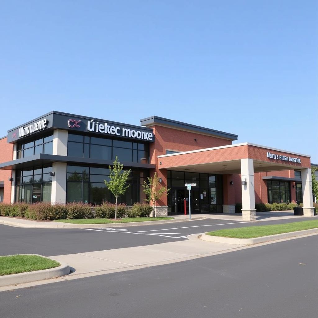 Exterior view of Mary Rutan Hospital Urgent Care building