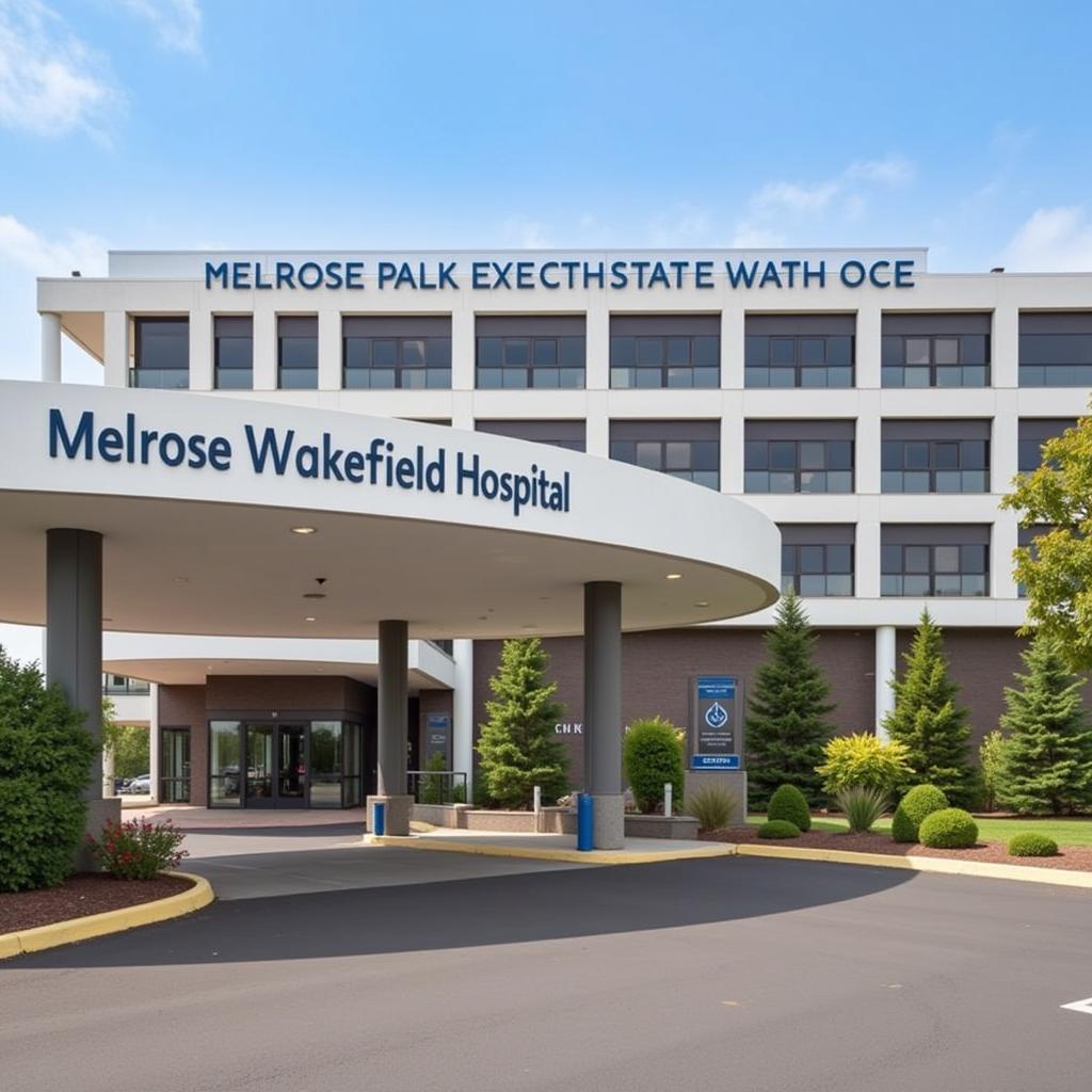 Melrose Wakefield Hospital Radiology Exterior