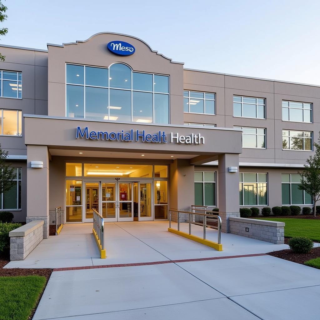 Memorial Health Savannah Main Entrance