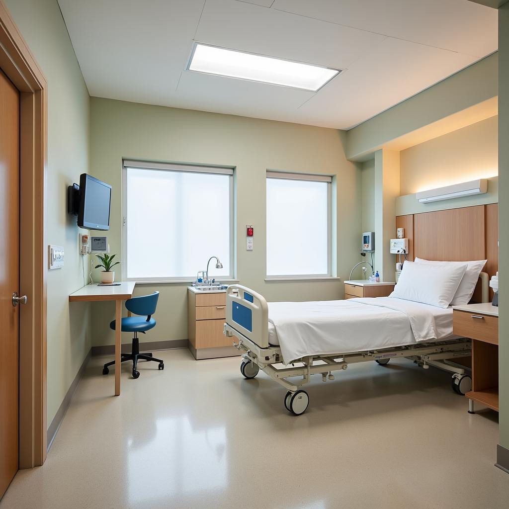 Comfortable and Private Patient Room at Memorial Hermann Hospital