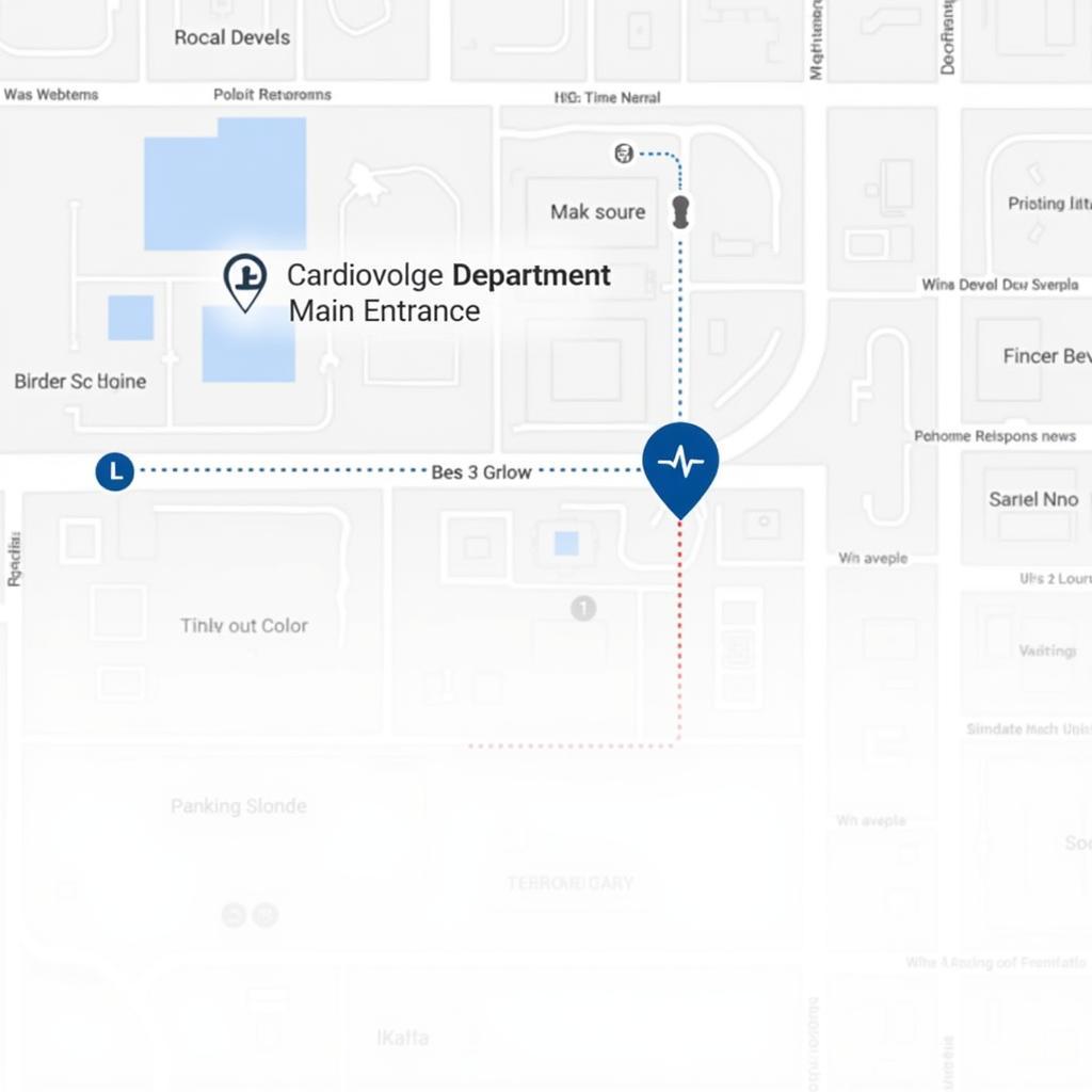 Memorial Hospital Map Key Departments