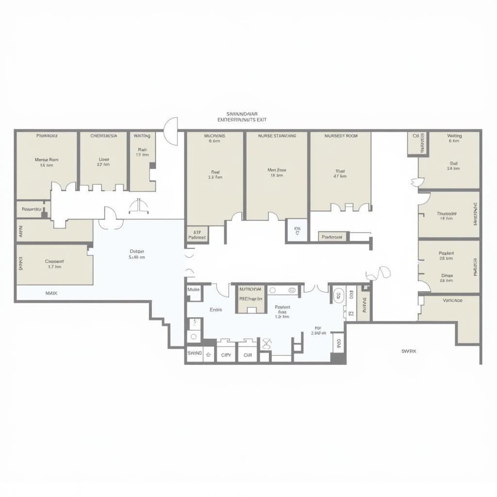 Mercy South Hospital Patient Ward Floor Map