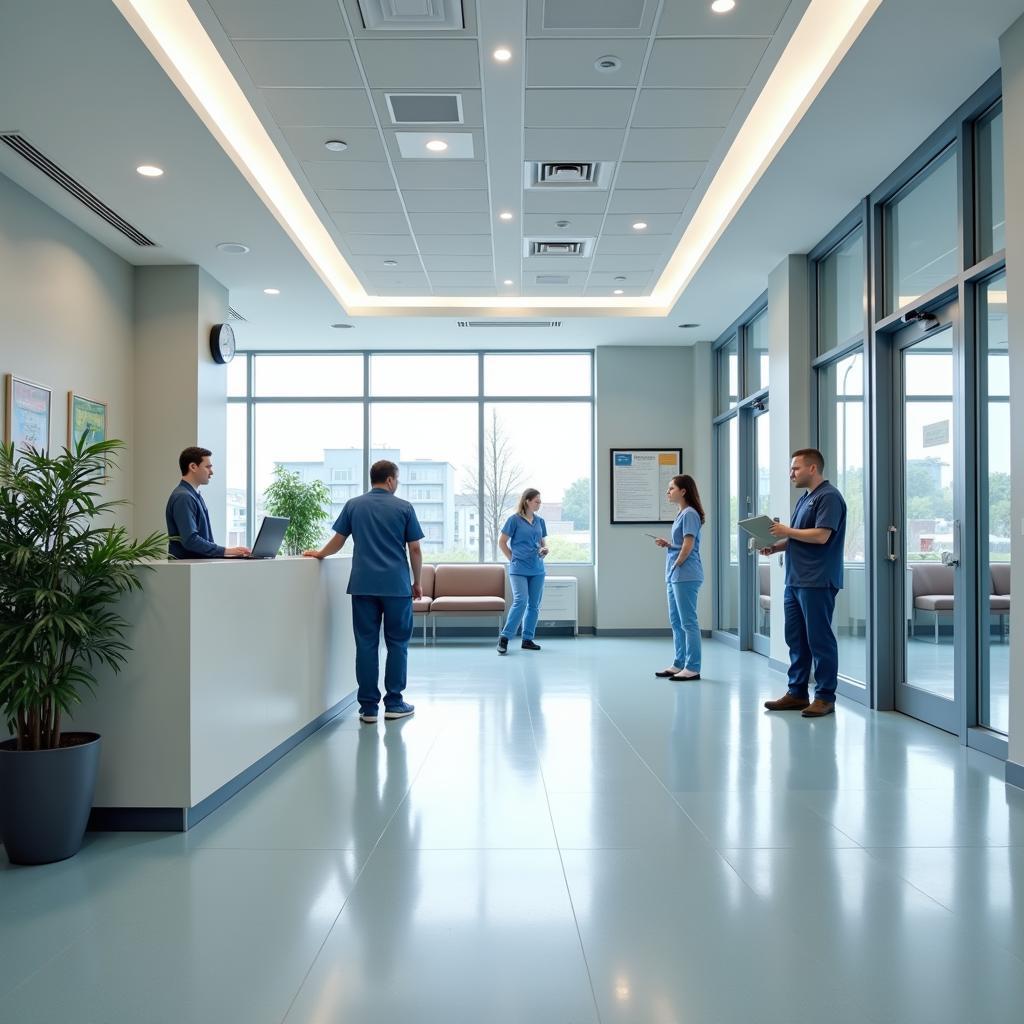 Military Hospital Reception Area