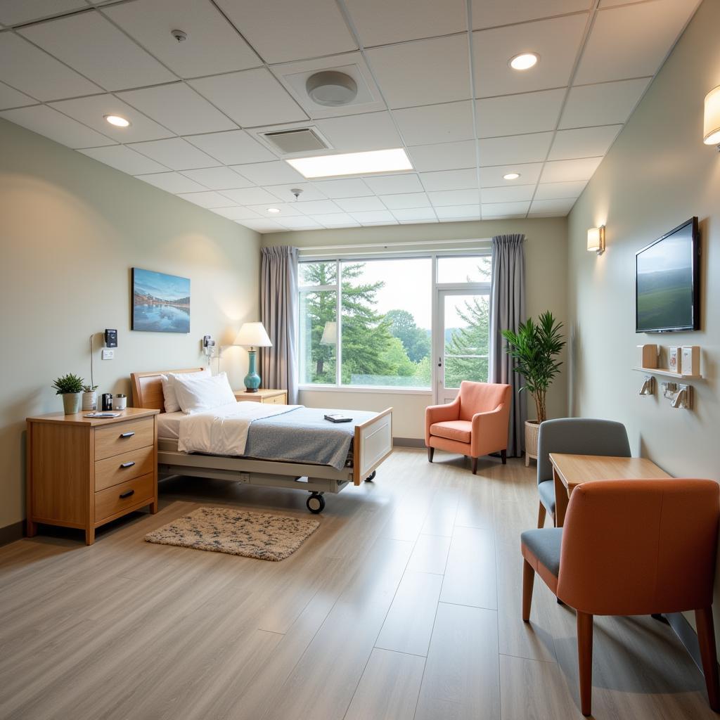 Comfortable Patient Room at Miller Dwan Hospital Duluth