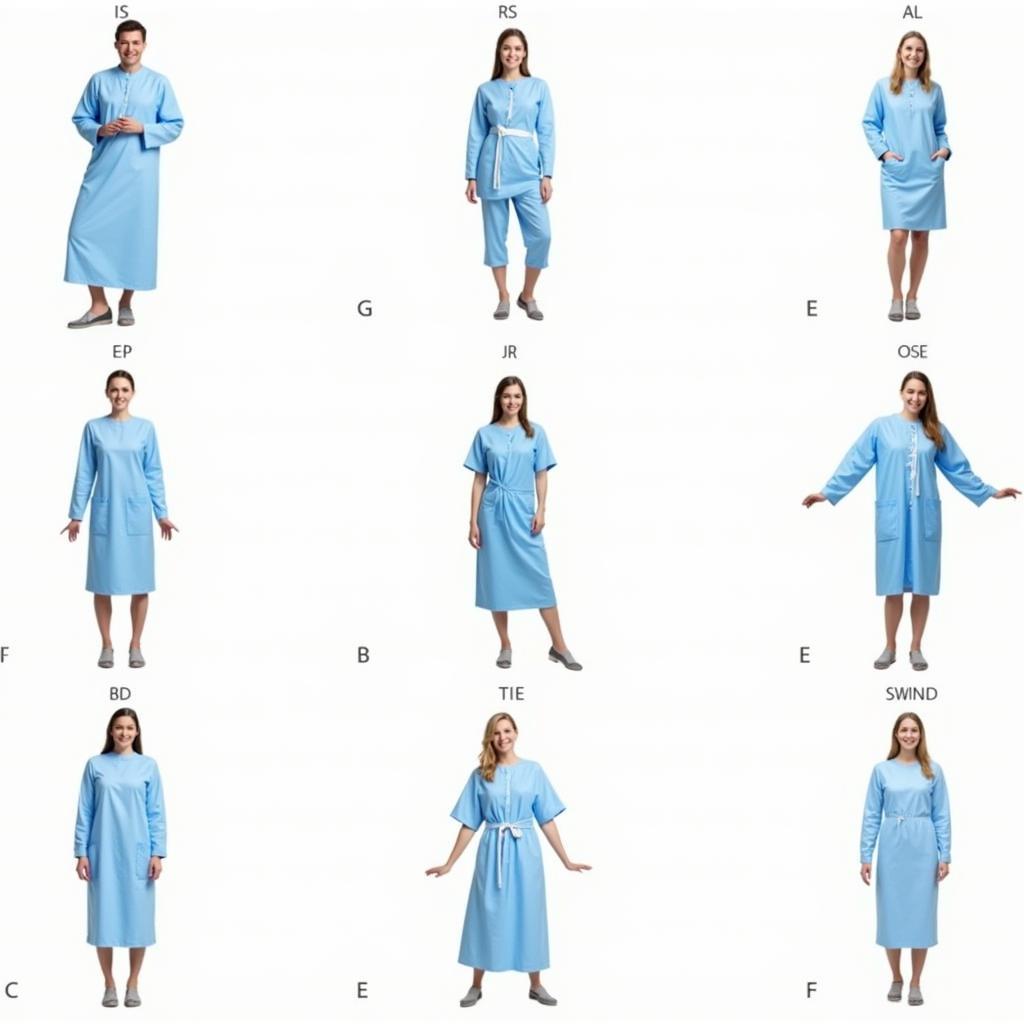 Modern Hospital Gowns Prioritizing Patient Dignity