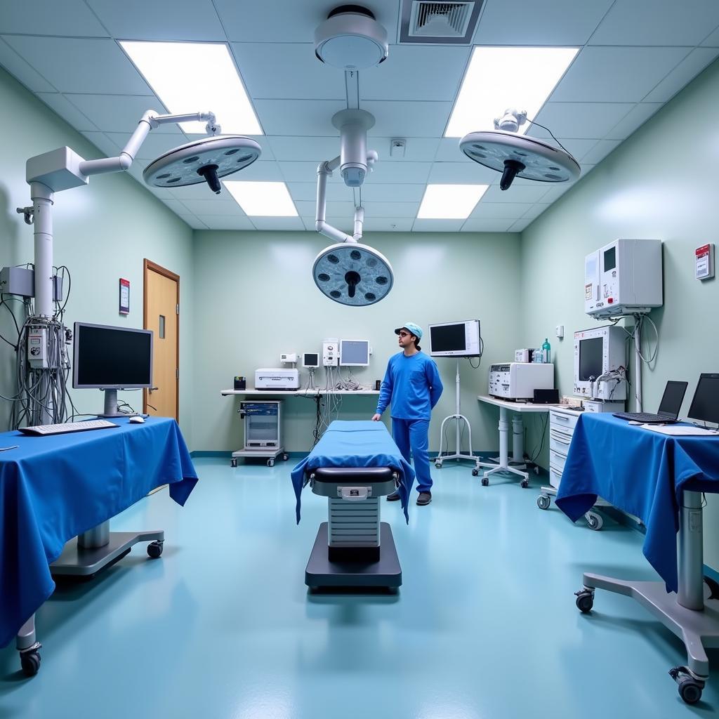 Advanced Medical Technology in a Modern Operating Room