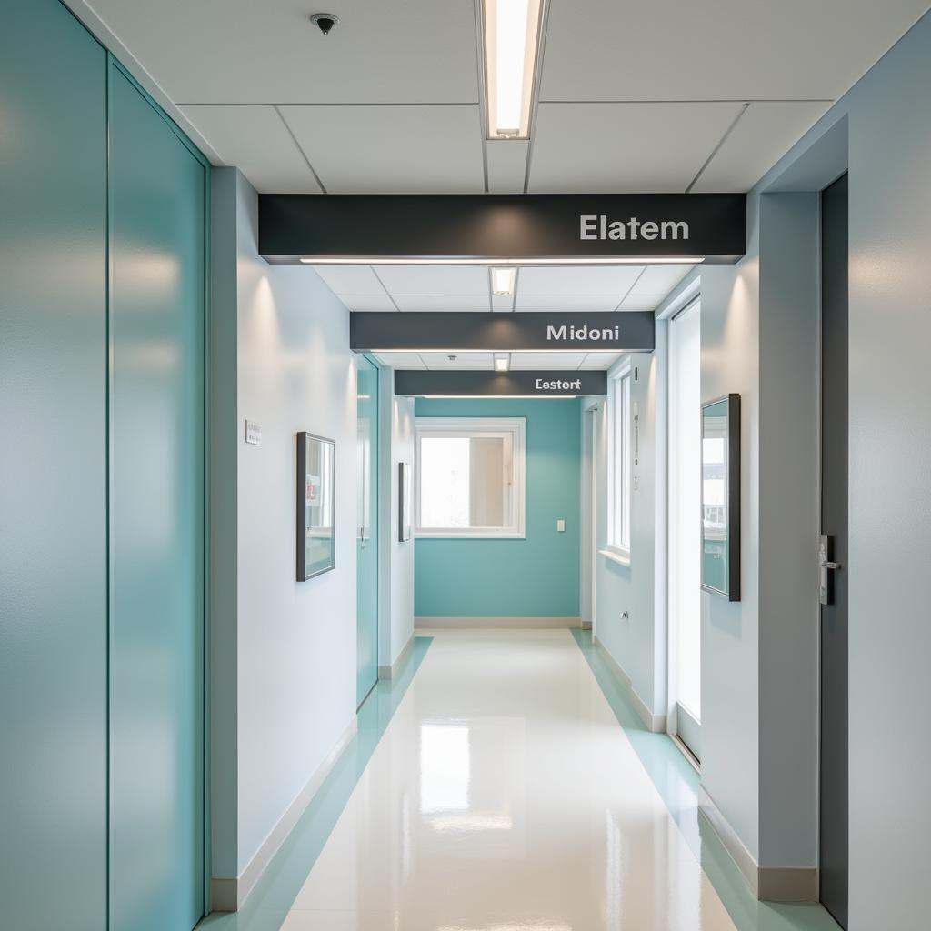 Modern Hospital Room Signs