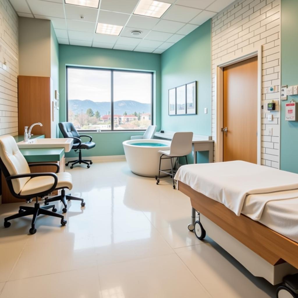 Modern Maternity Beds in a Hospital Birthing Center