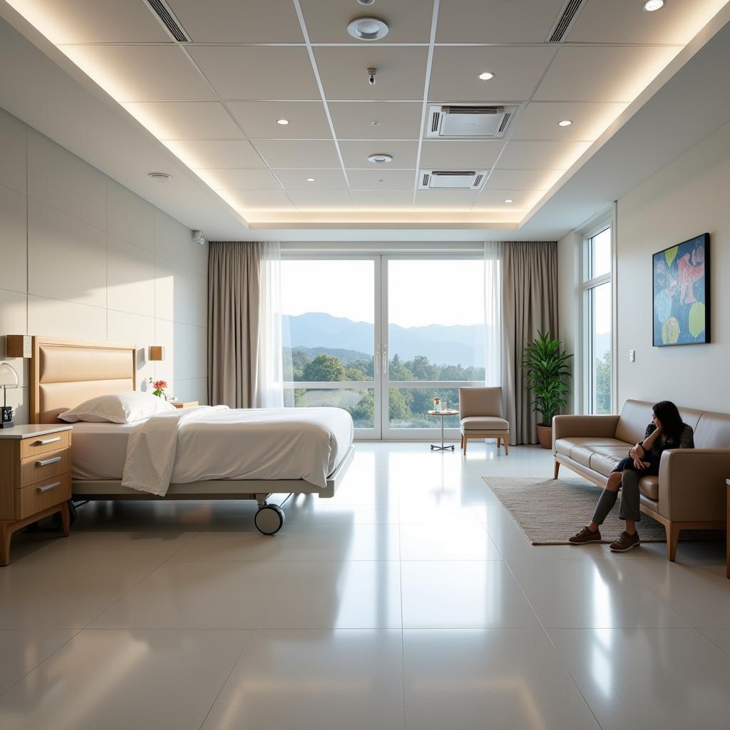 Modern Patient Room at San Jose Hospital