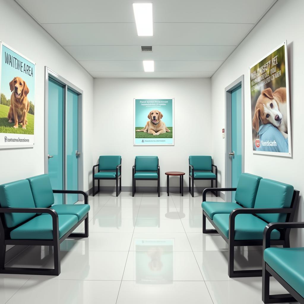 Modern Veterinary Hospital Waiting Room